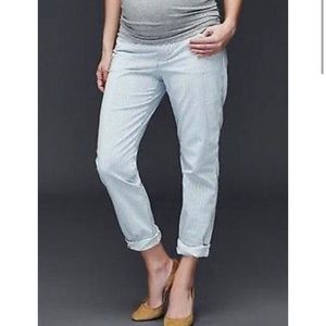 GAP Maternity Striped Chino Pant Size 8